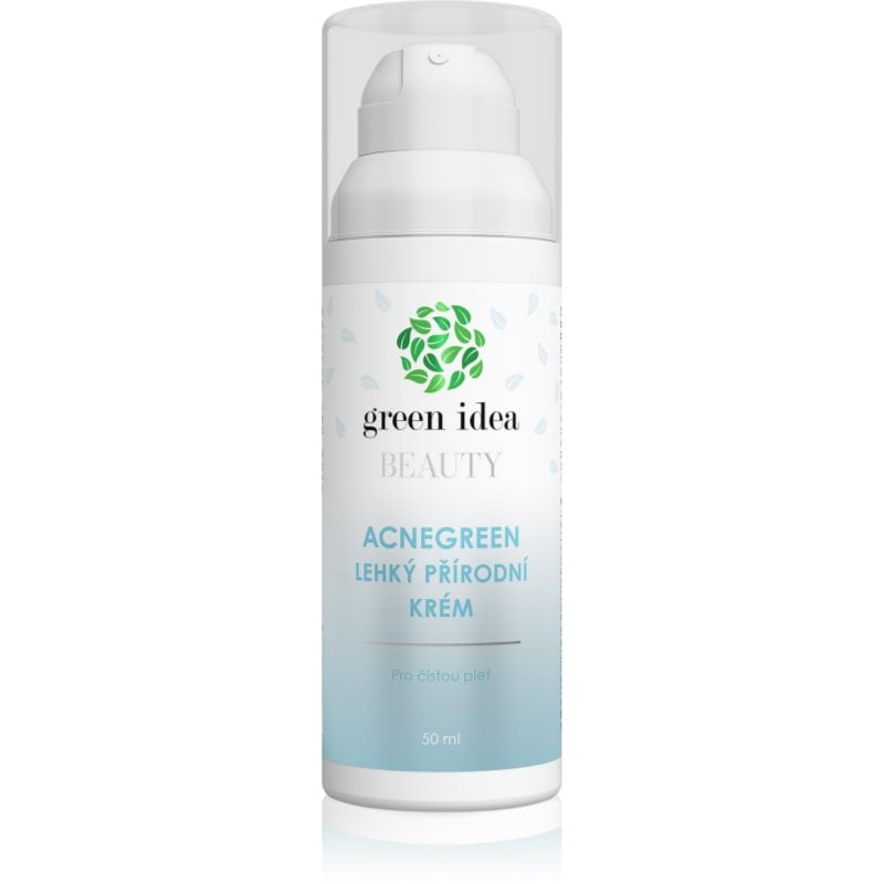 Green Idea Beauty Acnegreen лек крем за чиста и здрава кожа на лицето