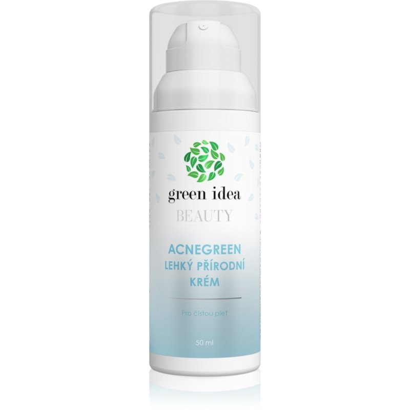 Green Idea Beauty Acnegreen лек крем за чиста и здрава кожа на лицето - Грижа за лице - Сравни цени от 1 магазин с безплатна доставка