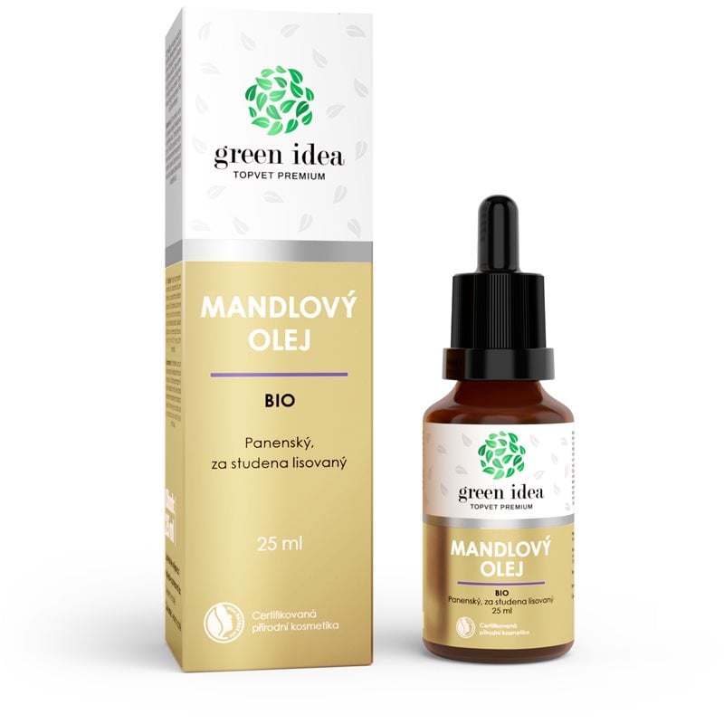 Green Idea Organic almond oil бадемово олио студено пресовано