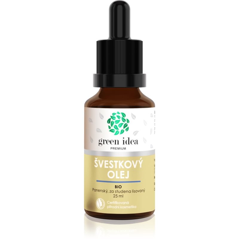Green Idea Organic plum oil масло от слива студено пресовано