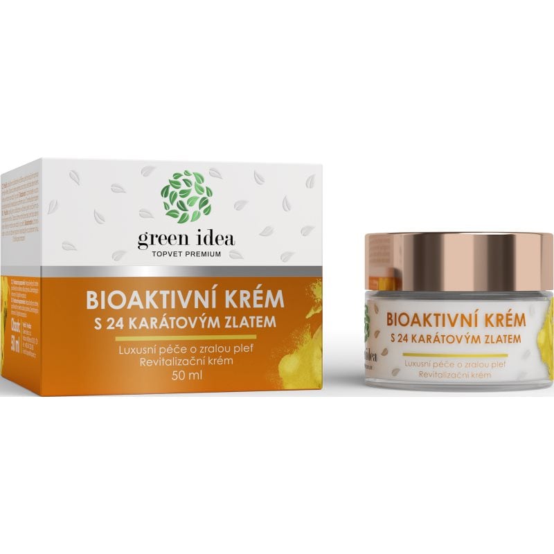 Green Idea Bioaktivní krém s 24 karátovým zlatem луксозна грижа за зряла кожа