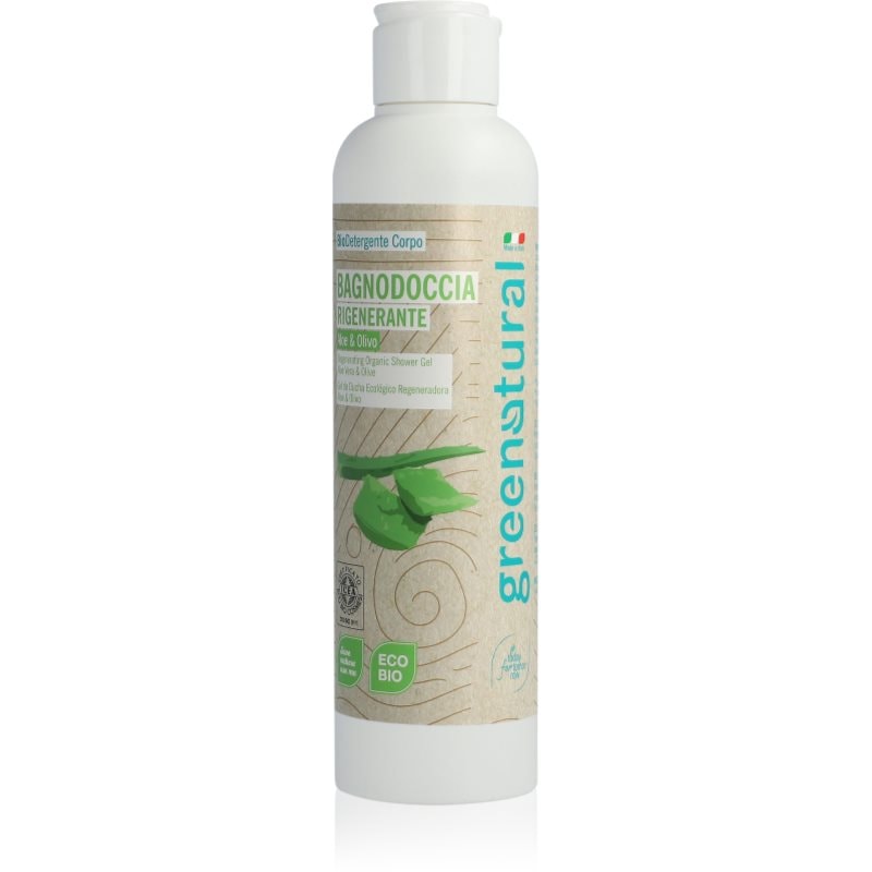 Greenatural Body Wash Aloe Vera & Olive регенериращ душ гел - Грижа за тяло - Сравни цени от 1 магазин с безплатна доставка