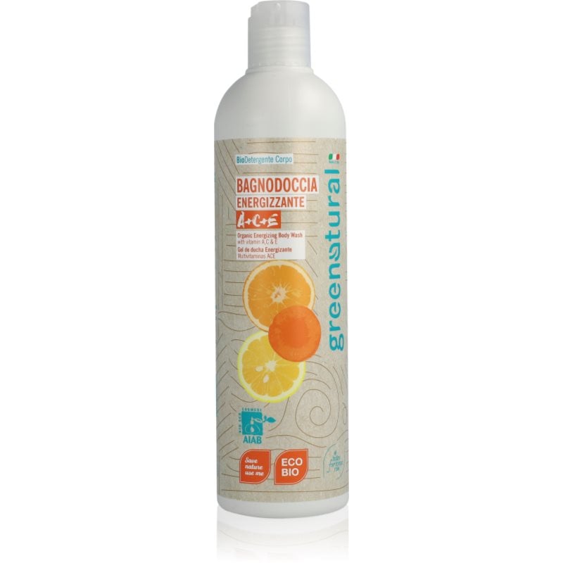 Greenatural Body Wash with Vitamins ACE зареждащ с енергия душ гел с витамини A, C, E