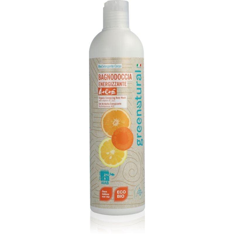 Greenatural Body Wash with Vitamins ACE зареждащ с енергия душ гел с витамини A, C, E - Грижа за тяло - Сравни цени от 1 магазин с безплатна доставка