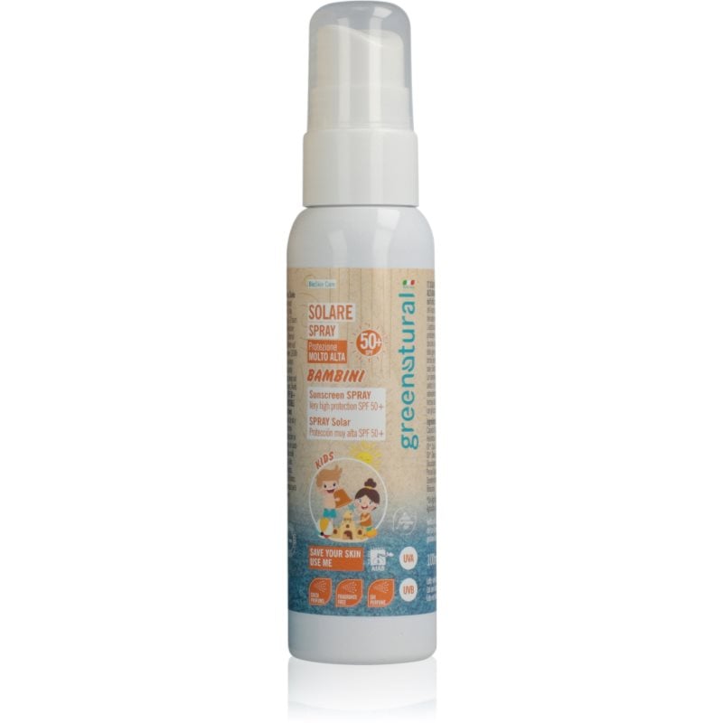 Greenatural Sunscreen Spray Kids SPF 50+ мляко за загар в спрей за деца SPF 50+