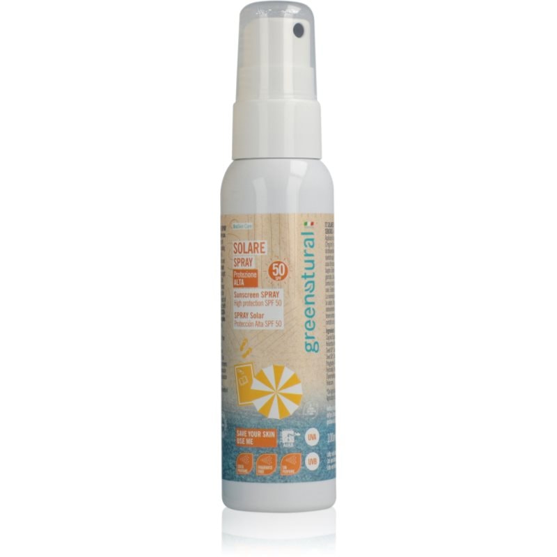 Greenatural Sunscreen Spray SPF яко за загар в спрей SPF 50 - Грижа за тяло - Сравни цени от 1 магазин с безплатна доставка