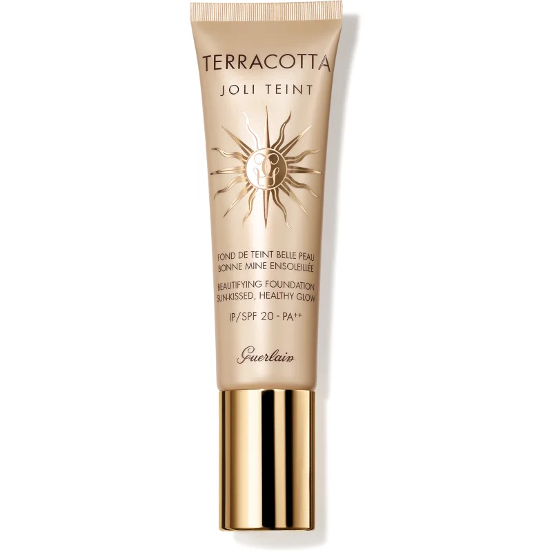 GUERLAIN Terracotta Joli Teint Beautifying Foundation озаряващ фон дьо тен за естествен вид SPF 20 - Грим - Сравни цени от 1 магазин с безплатна доставка