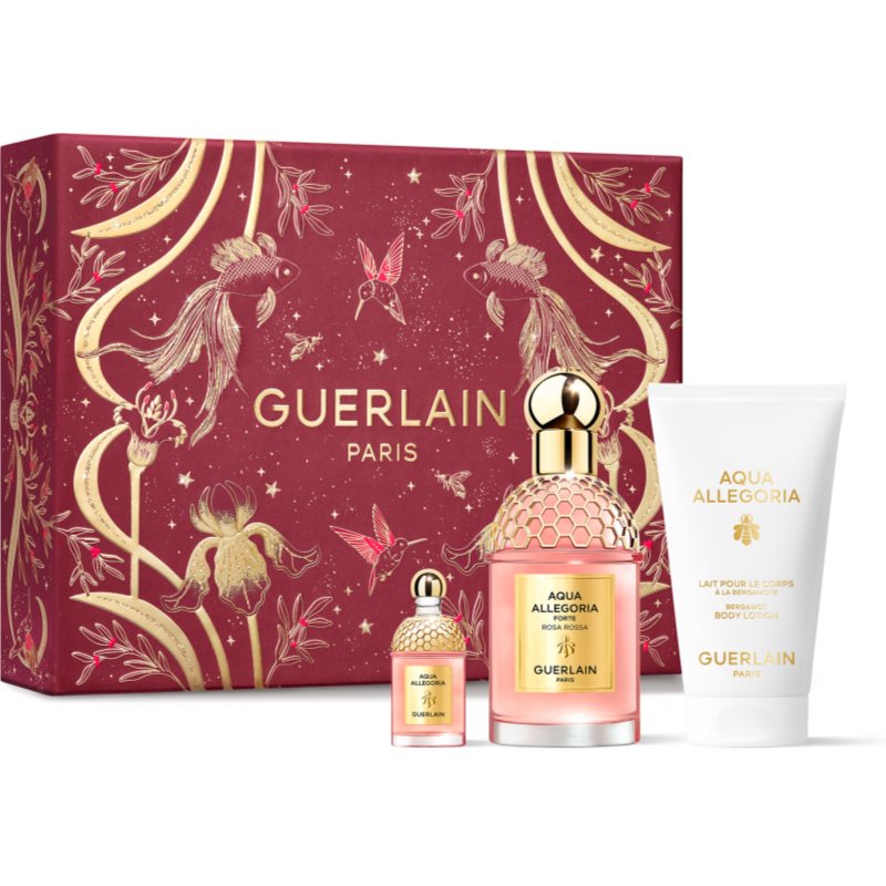 GUERLAIN Aqua Allegoria Rosa Rossa Forte подаръчен комплект лимитирано издание за жени - Комплект - Сравни цени от 1 магазин с безплатна доставка