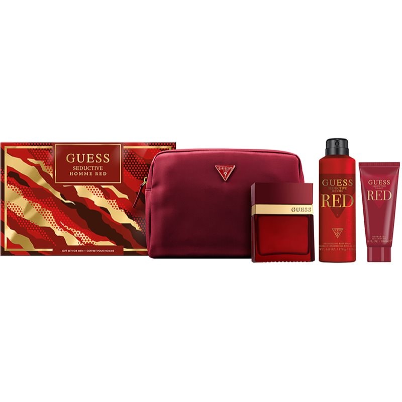 Guess Seductive Homme Red подаръчен комплект за мъже - Комплект - Сравни цени от 1 магазин с безплатна доставка