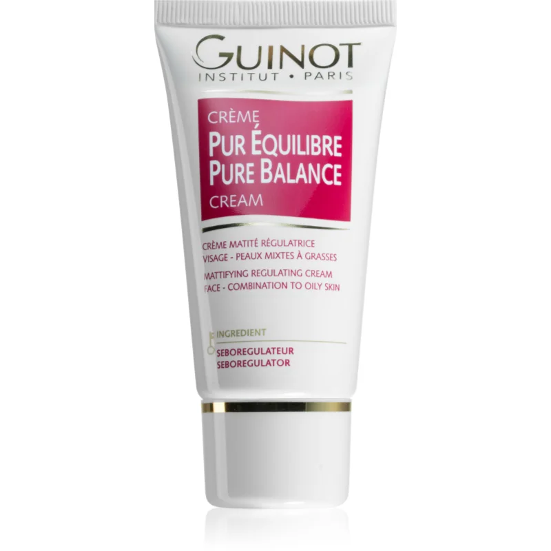 Guinot Pure Balance нормализиращ крем за мазна кожа за стягане на порите и матов ефект - Грижа за лице - Сравни цени от 1 магазин с безплатна доставка