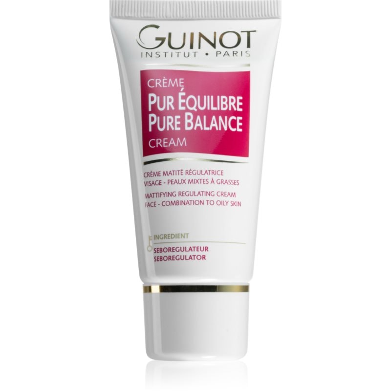 Guinot Pure Balance нормализиращ крем за мазна кожа за стягане на порите и матов ефект - Грижа за лице - Сравни цени от 1 магазин с безплатна доставка