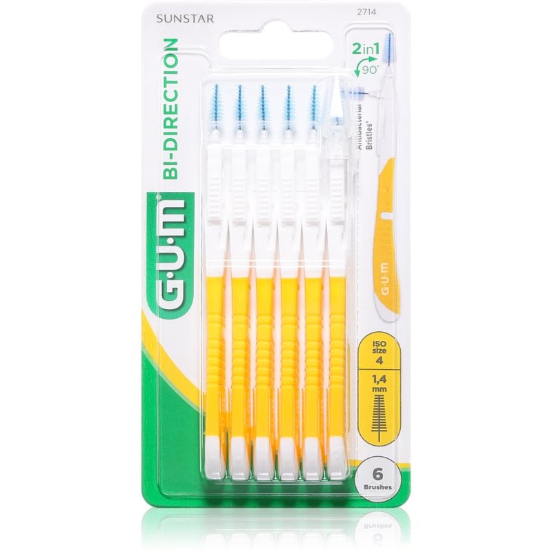 G.U.M Bi Direction Interdental Brush 2714 четки за междузъбно пространство 1,4 mm
