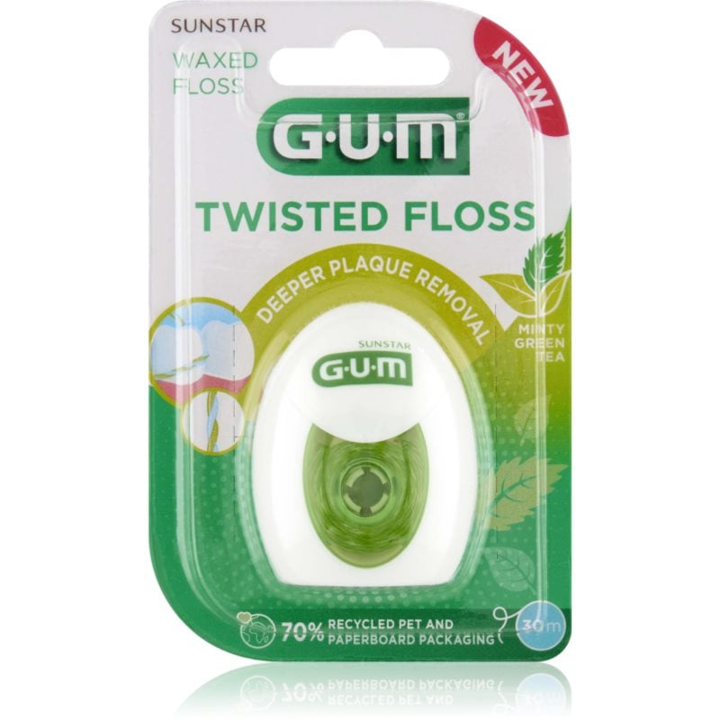 G.U.M Twisted Floss конец за зъби 30 м