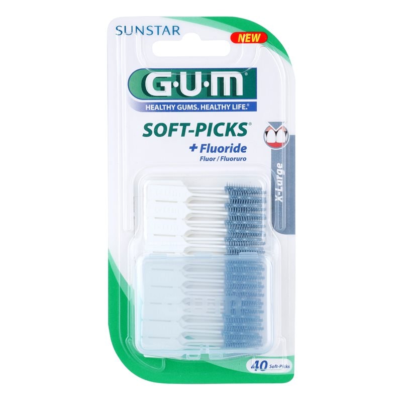 G.U.M Soft-Picks +Fluoride клечки за зъби X-Large - Грижа за зъбите - Сравни цени от 1 магазин с безплатна доставка