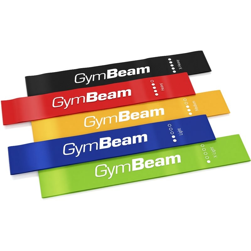 GymBeam Resistance Band Set комплект ластици за разтягане - Електроуред - Сравни цени от 1 магазин с безплатна доставка