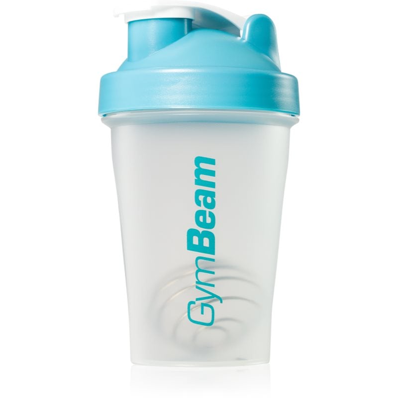 GymBeam Blend Bottle спортен шейкър боя Transparent & Blue