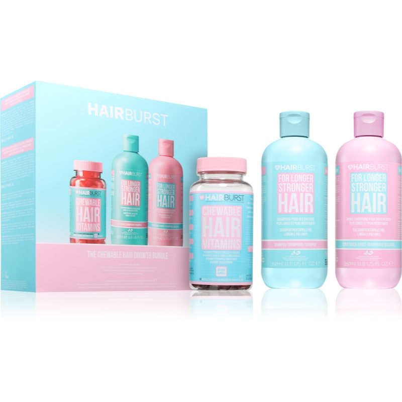 Hairburst The Chewable Hair Growth Bundle подаръчен комплект за растеж на косата - Комплект - Сравни цени от 1 магазин с безплатна доставка