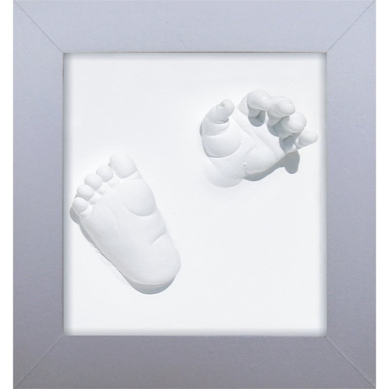 Happy Hands 3D DeLuxe комплект за отпечатъци на бебето White 23x23 см