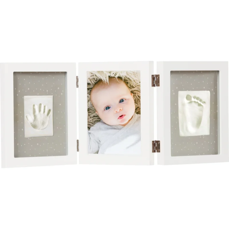 Happy Hands Triple Frame комплект за отпечатъци на бебето 3 x 17×22 cm - За деца - Сравни цени от 1 магазин с безплатна доставка