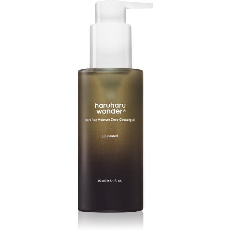 Haruharu Wonder Black Rice Moisture почистващо и премахващо грима масло за чувствителна и нетолерантна кожа