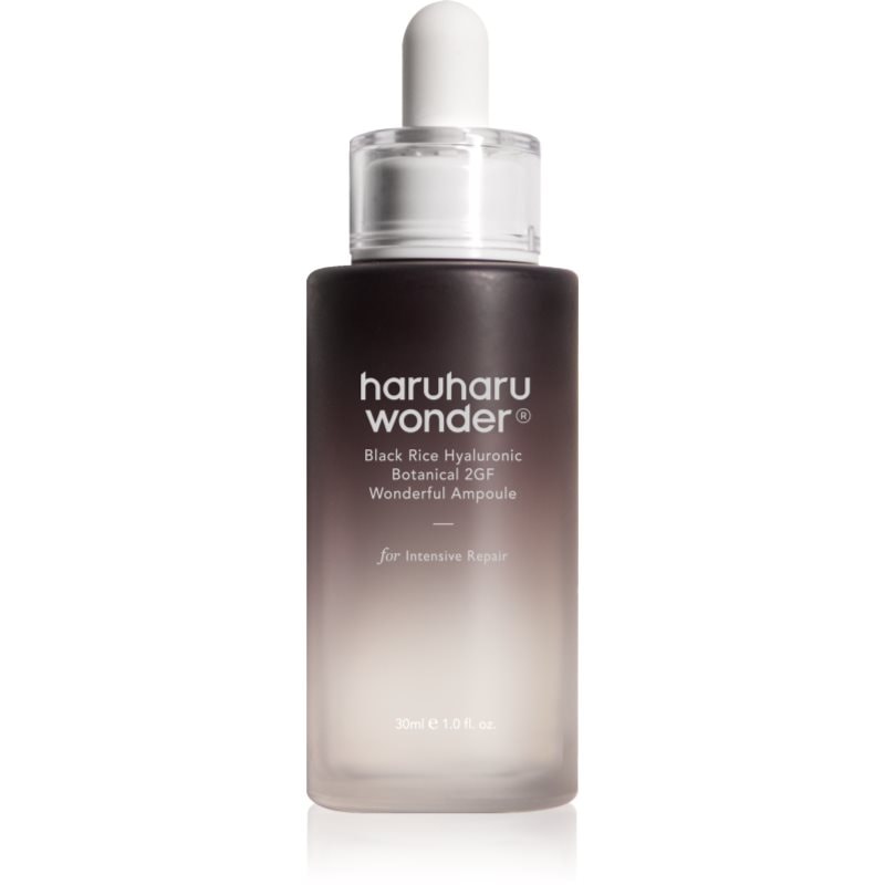 Haruharu Wonder Black Rice Hyaluronic Botanical 2GF Wonderful Ampoule хидратиращ серум против бръчки с успокояващ ефект - Грижа за лице - Сравни цени от 1 магазин с безплатна доставка