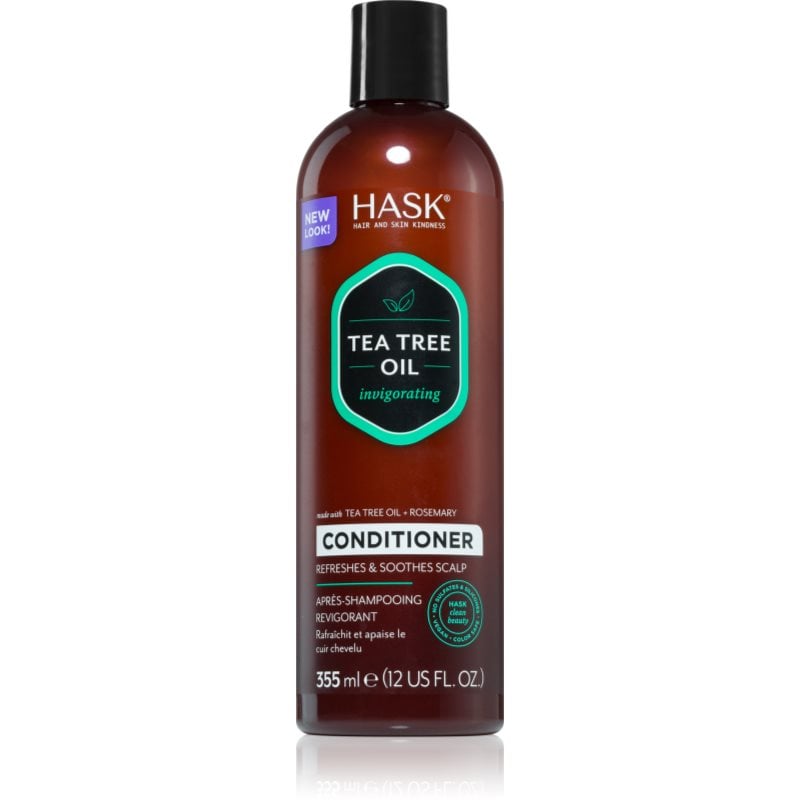 HASK Tea Tree Oil & Rosemary освежаващ балсам за суха и сърбяща кожа на главата