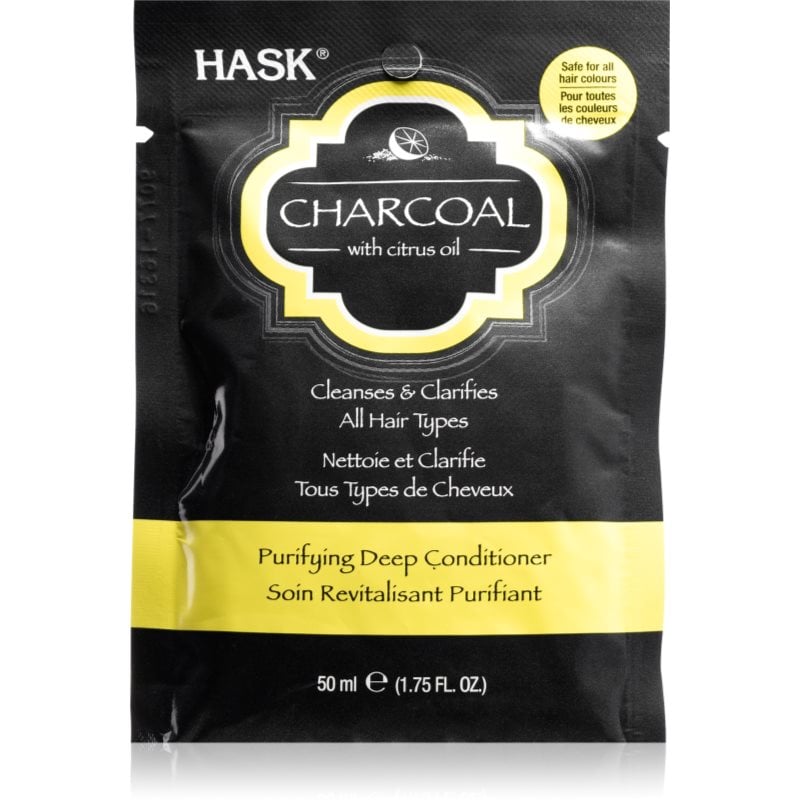 HASK Charcoal with Citrus Oil дълко подхранващ балсам за възобновяване на скалпа