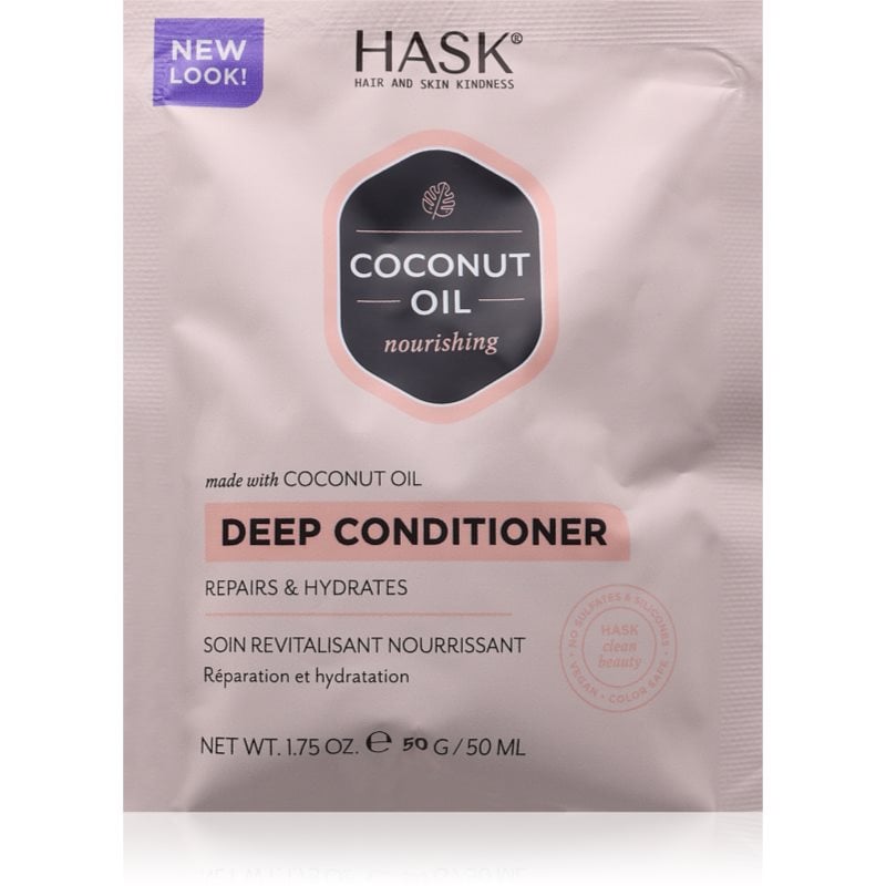 HASK Monoi Coconut Oil ревитализиращ балсам за блясък и мекота на косата