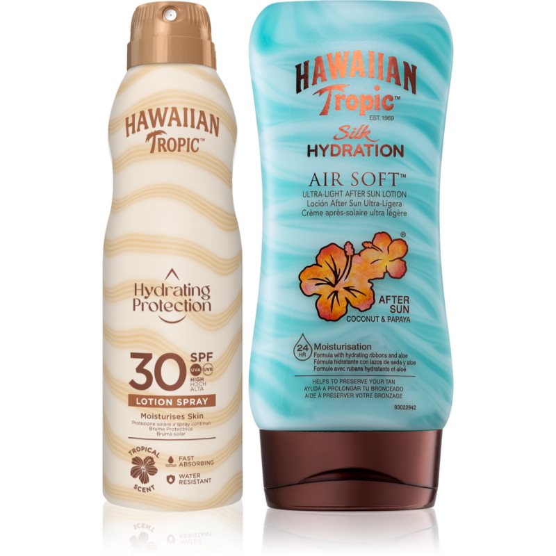 Hawaiian Tropic Hydrating Protection комплект - Комплект - Сравни цени от 1 магазин с безплатна доставка