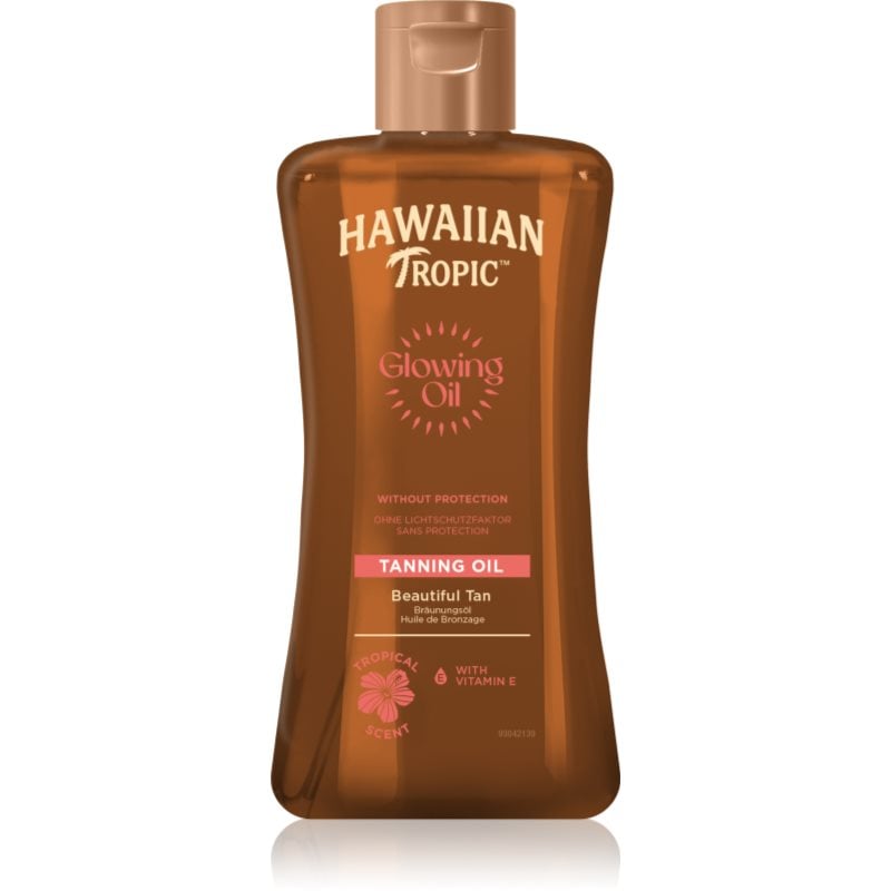 Hawaiian Tropic Glowing Oil Tanning олио за тяло за удължаване на загара