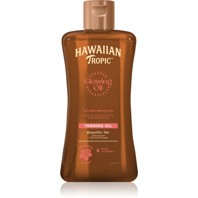 Hawaiian Tropic Glowing Oil Tanning олио за тяло за удължаване на загара - Грижа за тяло - Сравни цени от 1 магазин с безплатна доставка