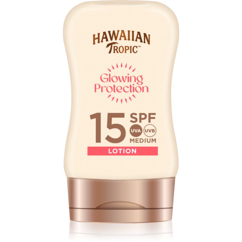 Hawaiian Tropic Glowing Protection Mini слънцезащитен крем SPF 15 - Грижа за тяло - Сравни цени от 1 магазин с безплатна доставка