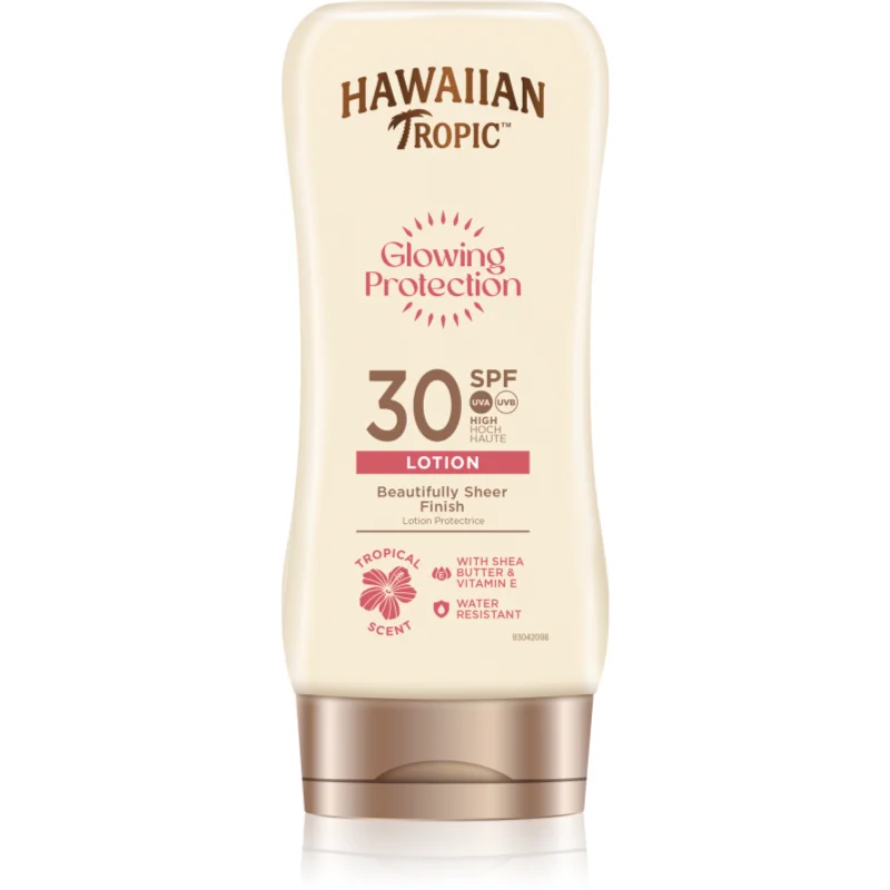 Hawaiian Tropic Glowing Protection Beautifully Sheer Finish мляко за загар SPF 30 - Грижа за тяло - Сравни цени от 1 магазин с безплатна доставка