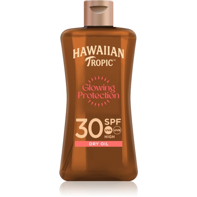Hawaiian Tropic Glowing Protection Dry Oil олио за слънце SPF 30 - Грижа за тяло - Сравни цени от 1 магазин с безплатна доставка
