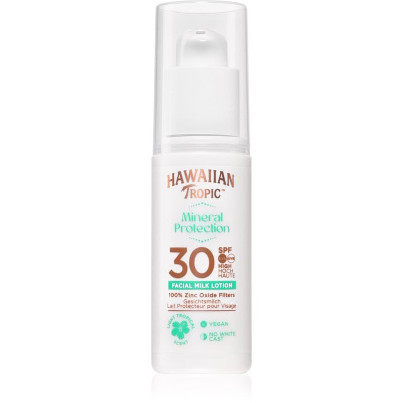 Hawaiian Tropic Milk Face Lotion слънцезащитен лосион за лице SPF 30