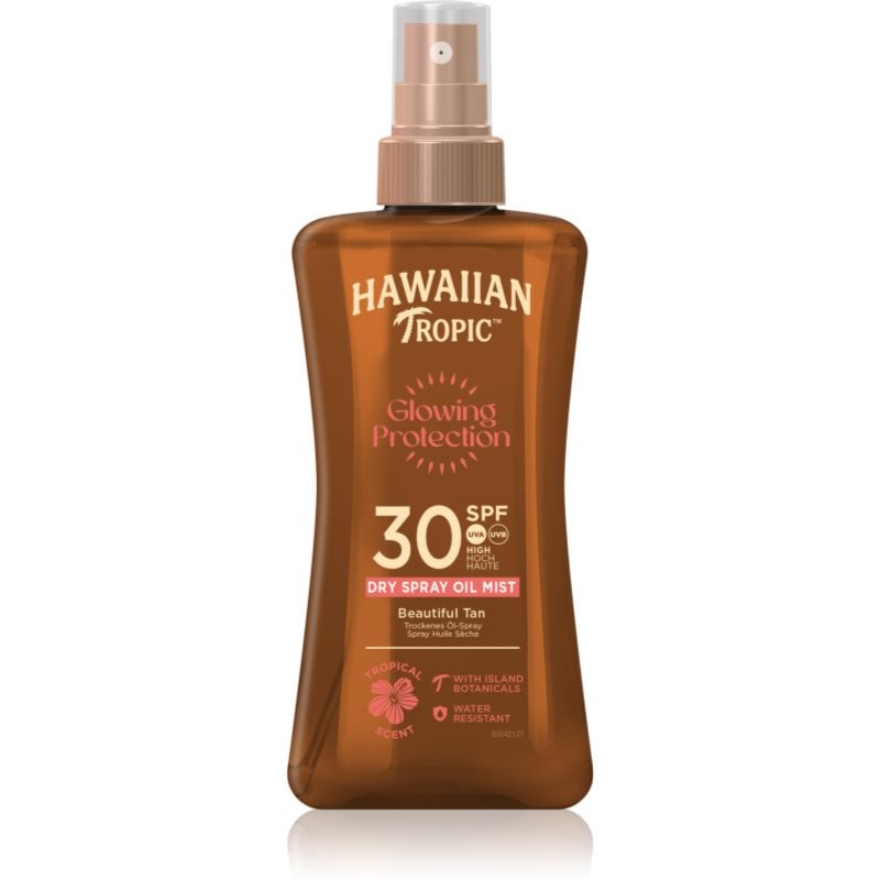 Hawaiian Tropic Glowing Protection прозрачна мъбла за слънчеви бани SPF 30