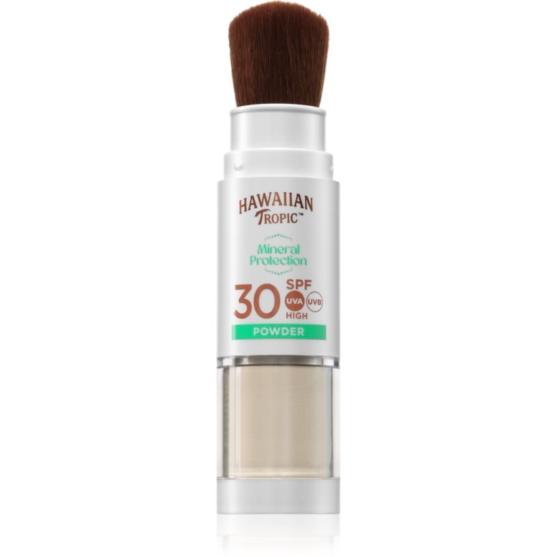 Hawaiian Tropic Mineral Protection Powder Brush слънцезащитна водоустойчива пудра SPF 30 - Грижа за тяло - Сравни цени от 1 магазин с безплатна доставка