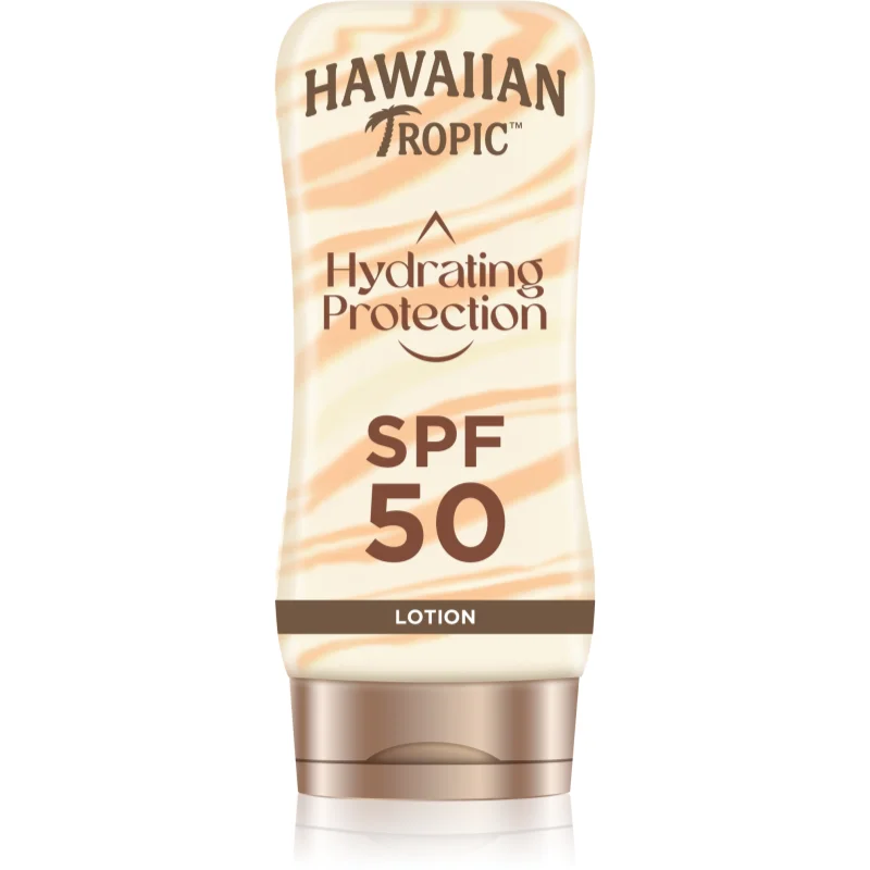 Hawaiian Tropic Hydrating Protection Lotion слънцезащитен крем за тяло SPF 50 - Грижа за тяло - Сравни цени от 1 магазин с безплатна доставка