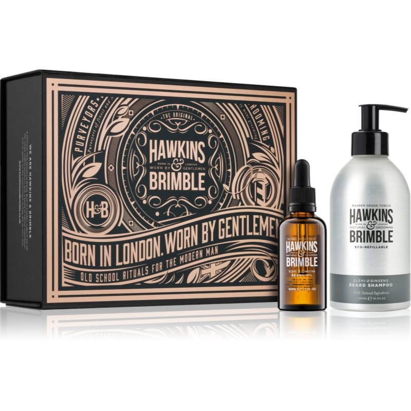 Hawkins & Brimble Beard Care Gift Set подаръчен комплект за брадата - Комплект - Сравни цени от 1 магазин с безплатна доставка