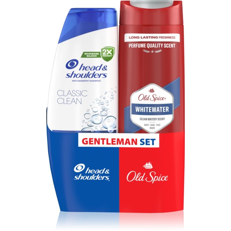 Head & Shoulders Classic Clean + Whitewater комплект за грижа за косата и тялото за мъже - Комплект - Сравни цени от 1 магазин с безплатна доставка