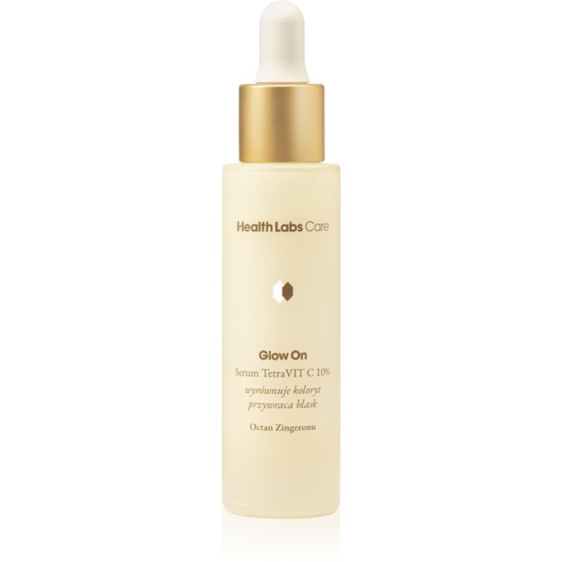 Health Labs Care Glow On TetraVit C 10% Serum серум за лице с витамин С - Грижа за лице - Сравни цени от 1 магазин с безплатна доставка