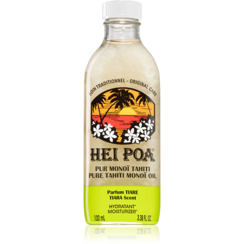 Hei Poa Pure Tahiti Monoï Oil Tiara мултифункционално масло за тяло и коса