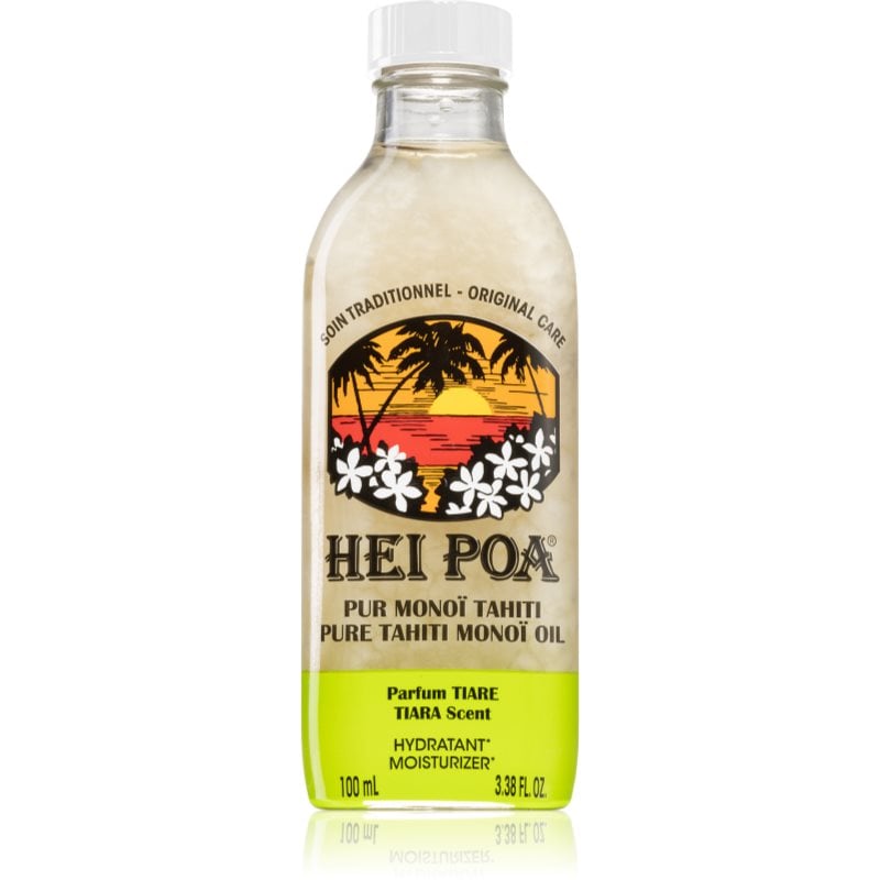 Hei Poa Pure Tahiti Monoï Oil Tiara мултифункционално масло за тяло и коса