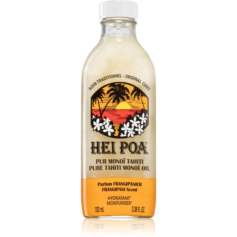 Hei Poa Pure Tahiti Monoï Oil Frangipani мултифункционално масло за тяло и коса