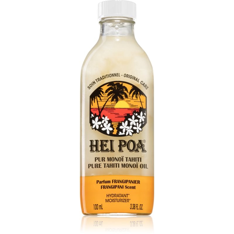 Hei Poa Pure Tahiti Monoï Oil Frangipani мултифункционално масло за тяло и коса - Грижа за тяло - Сравни цени от 1 магазин с безплатна доставка
