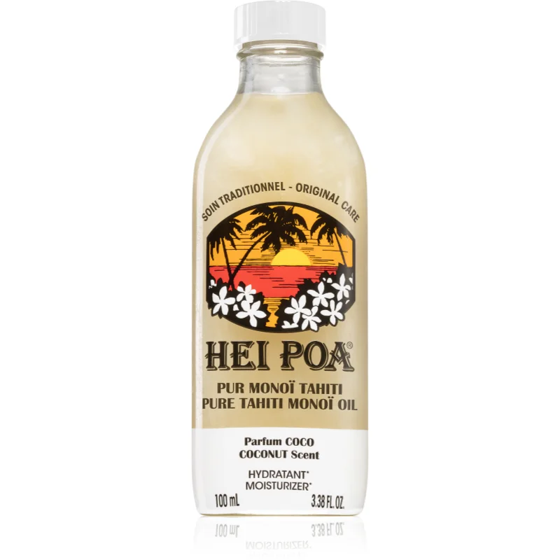 Hei Poa Pure Tahiti Monoï Oil Coconut мултифункционално масло за тяло и коса