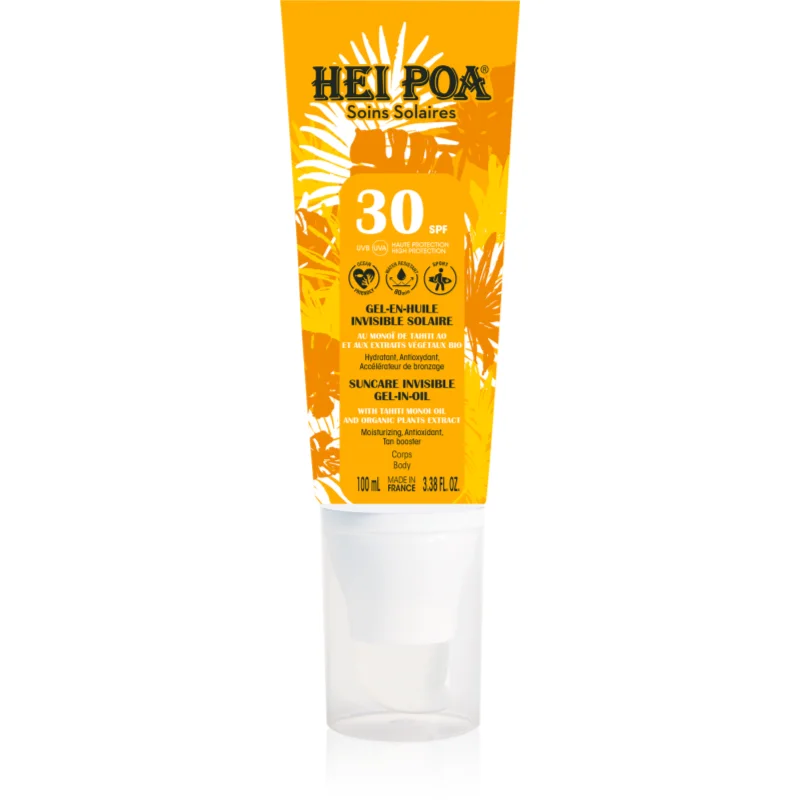 Hei Poa Suncare гел за слънчеви бани SPF 30 - Грижа за тяло - Сравни цени от 1 магазин с безплатна доставка