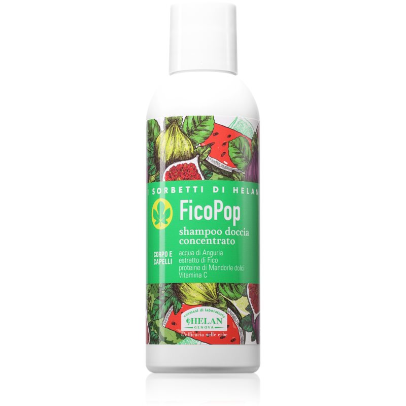 Helan I SORBETTI DI HELAN FicoPop Concentrated Shower Shampoo душ гел и шампоан 2 в 1 - Грижа за коса - Сравни цени от 1 магазин с безплатна доставка