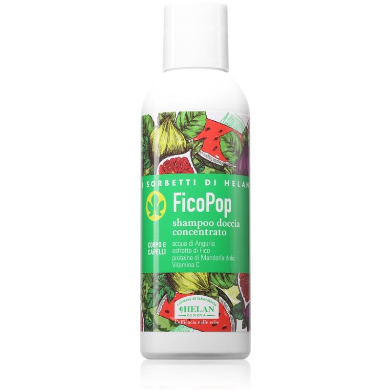 Helan I SORBETTI DI HELAN FicoPop Concentrated Shower Shampoo душ гел и шампоан 2 в 1 - Грижа за коса - Сравни цени от 1 магазин с безплатна доставка