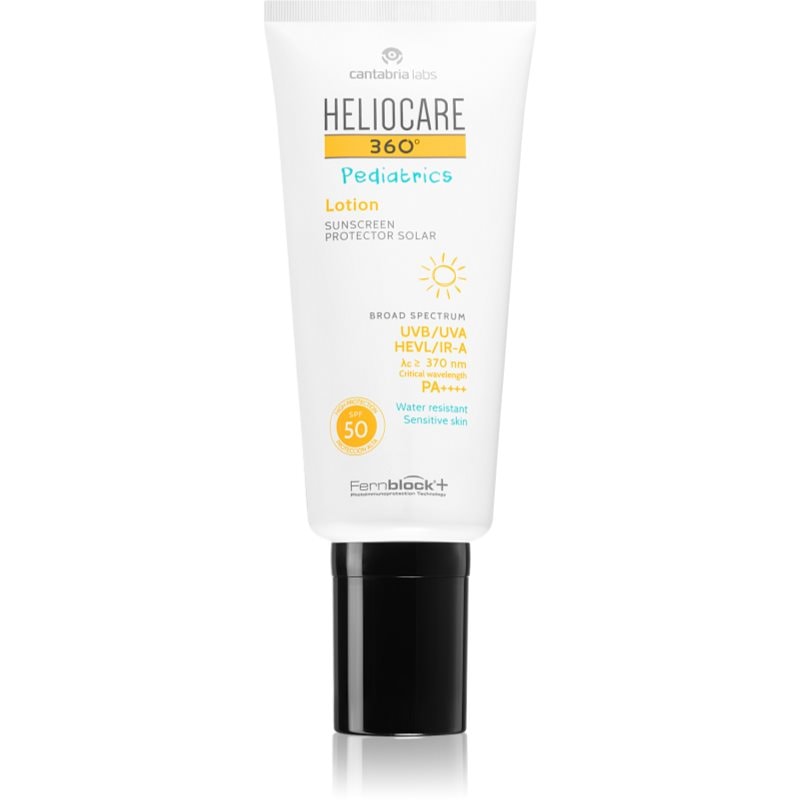 Heliocare 360° Pediatrics Lotion слънцезащитен крем за деца SPF 50 - Грижа за тяло - Сравни цени от 1 магазин с безплатна доставка
